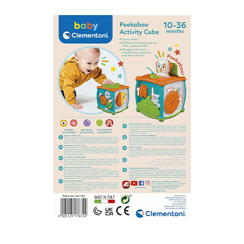 Clementoni Cubo Attività Peekaboo