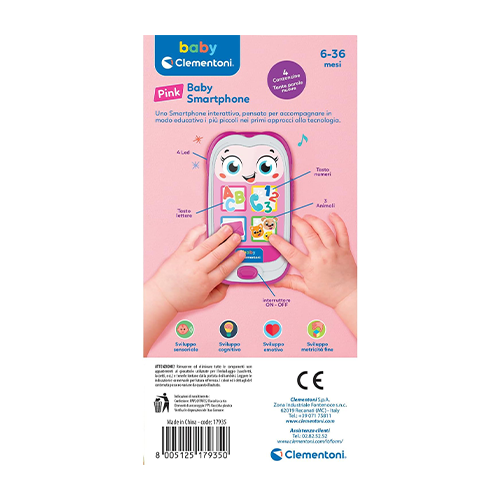 Clementoni Baby Smartphone Rosa