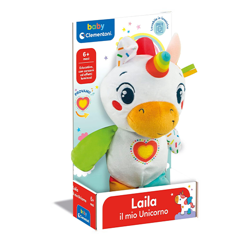 Clementoni Laila Unicorno Peluche Interattivo