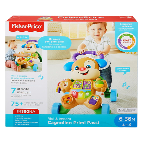 Fisher-Price Cagnolino Primi Passi Spingibile