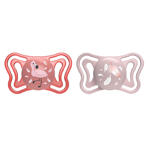 Chicco Succhietto Light Silicone 6-16M  2pz Rosa