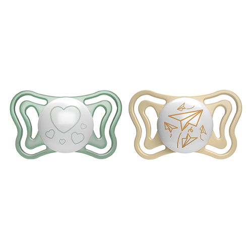 Chicco Succhietto Light Lumi Silicone 2-6M