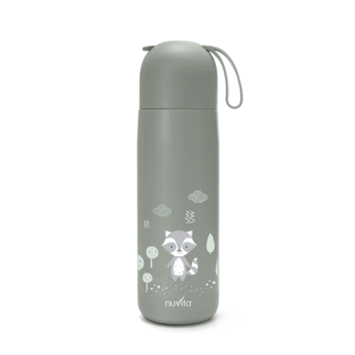 Nuvita Borraccia Termica con manico in Silicone 400ml Grigio