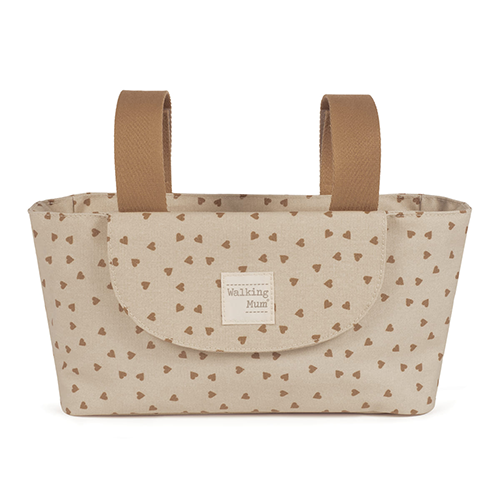 Walking Mum Borsa Organizzatrice Cuori Poppy Cannella