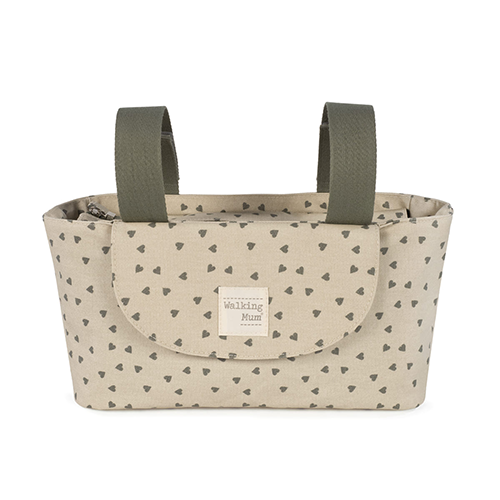 Walking Mum Borsa Organizzatrice Cuori Poppy Muschio