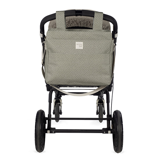 Walking Mum Borsa Fasciatoio Pois Poppy Muschio