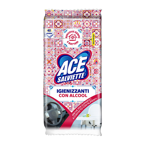 Ace Salviette Igienizzanti con Alcool 40pz