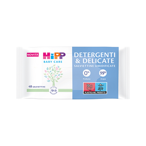 Hipp Baby Care Salviettine Detergenti & Delicate 5x48