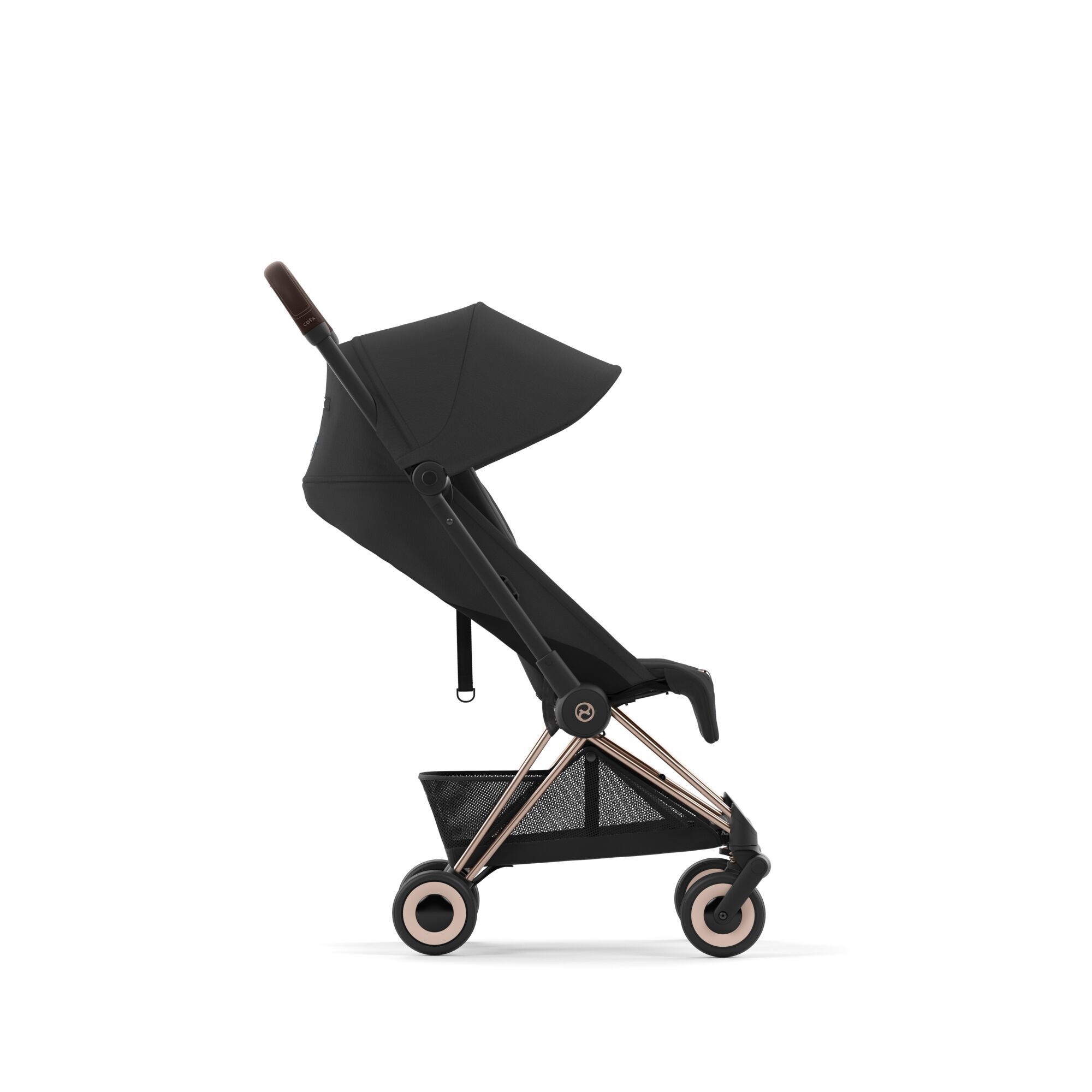 Cybex Passeggino Platinum Coya Rosegold  Sepia Black