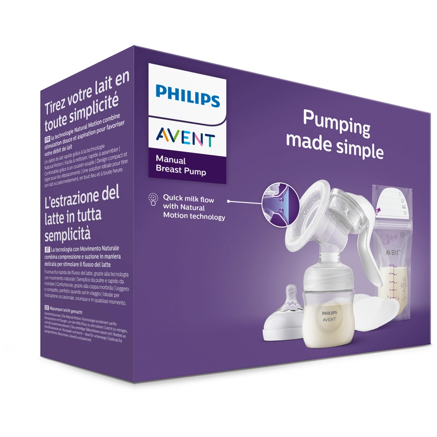 Philips Avent Tiralatte Manuale Natural con Tettarella
