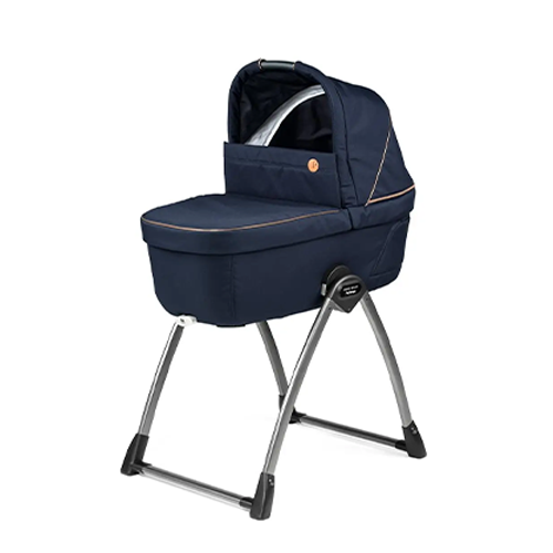 Peg Perego Culla Belvedere Home Stand Incluso Blue Shine