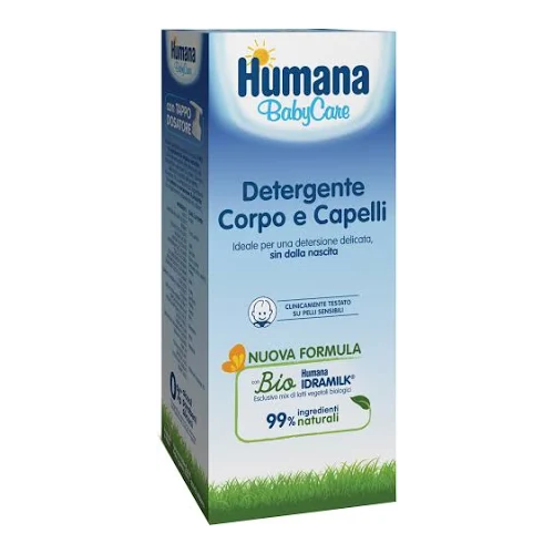 Humana Baby Care Detergente Corpo Capelli 300 ml