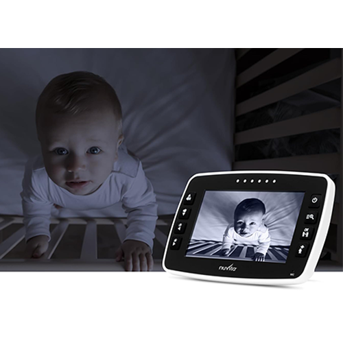 Nuvita Video Baby Monitor Digitale Wireless con Tecnologia 2.4 GHZ, 4,3"