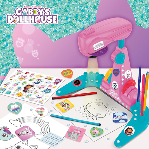 Lisciani Gabby's Dollhouse Projector Scuola di Disegno