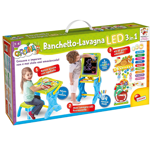 Lisciani Carotina Banchetto LED Gioco e Imparo 3in1