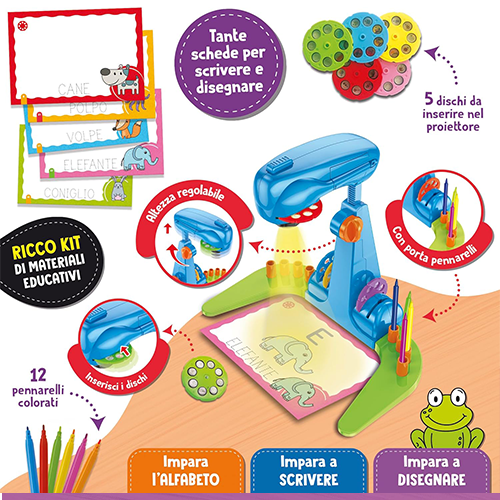 Lisciani Carotina Proiettore Scuola di Lettura e Scrittura