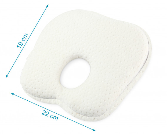 Kiokids Cuscino per Bebè 22x19cm Bianco