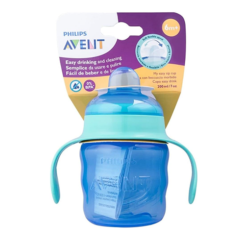 Philips Avent Tazza con Beccuccio 6m+ 200ml Blu