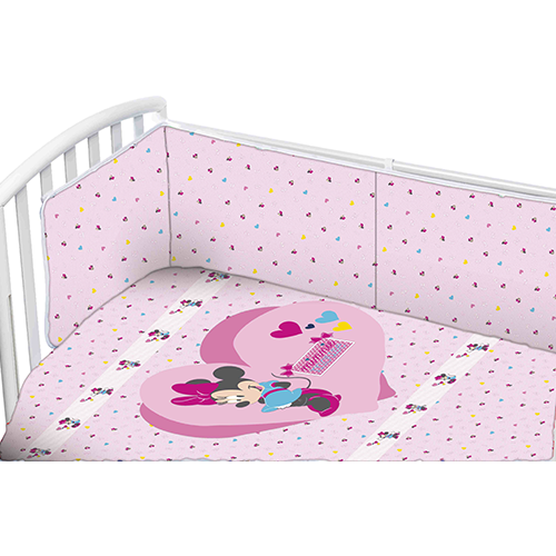 Disney Baby Set Trapunta e Paracolpi Minnie