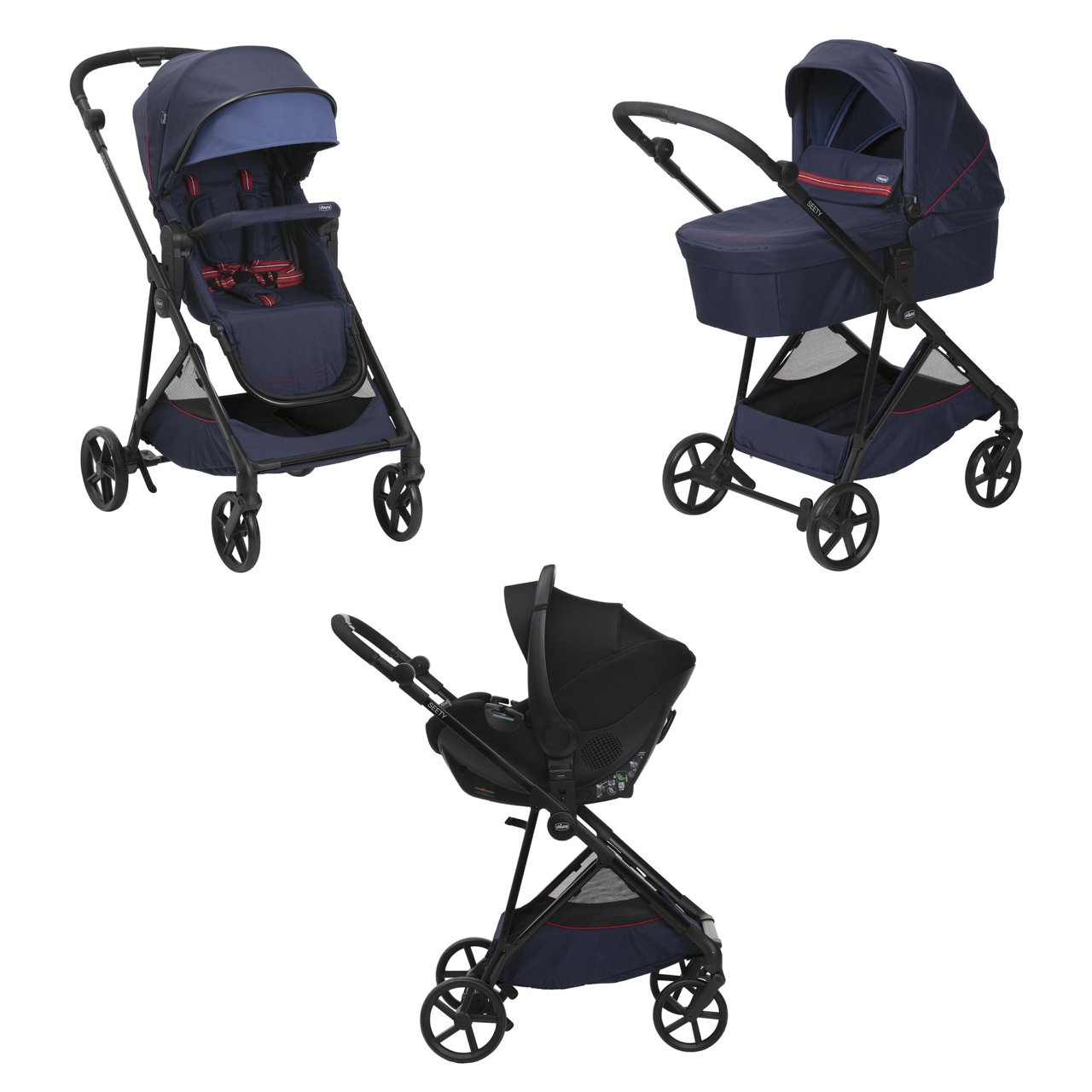 Chicco Trio Seety Oxford Blue