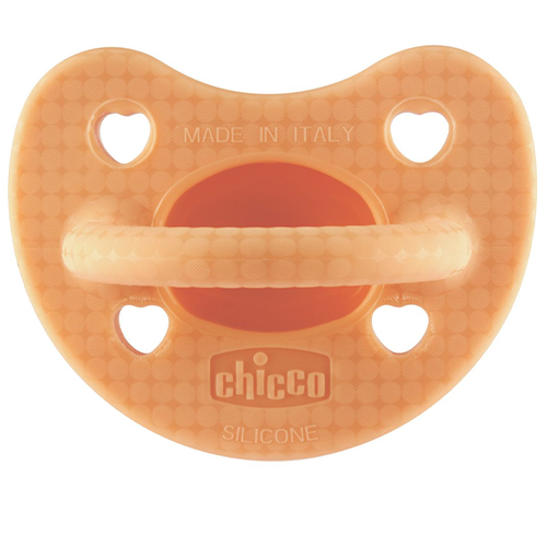 Chicco Gommotto Silicone Luxe 2-6 mesi Arancione