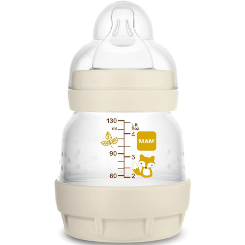 Mam Easy Start Anticolica 130ml + Set da 2 Succhietti Start Silicone con Custodia