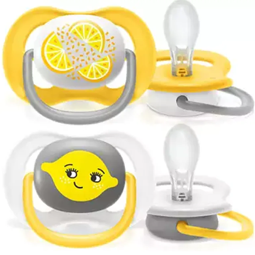 Philips Avent Succhietti Ultra Air Limoni 6-18 mesi
