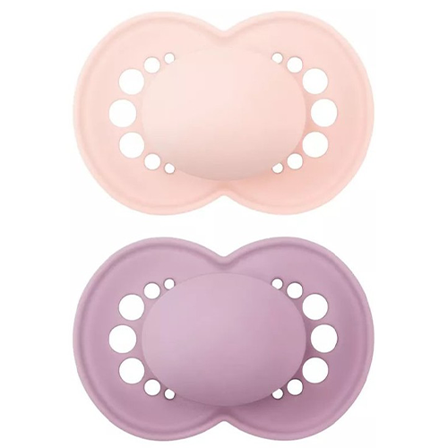 Mam Succhiotti Original Silicone 6+mesi 2Pz Rosa