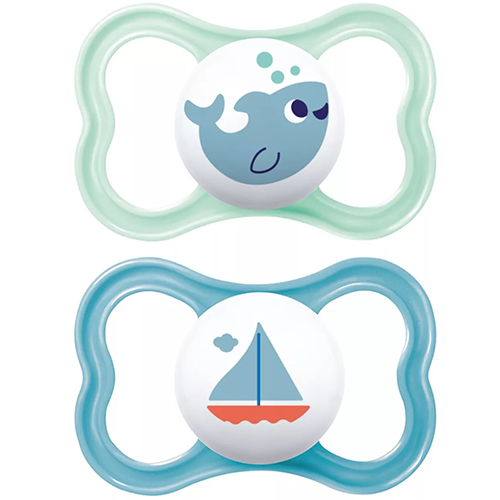 Mam Succhietti Air Silicone 16+m Azzurro