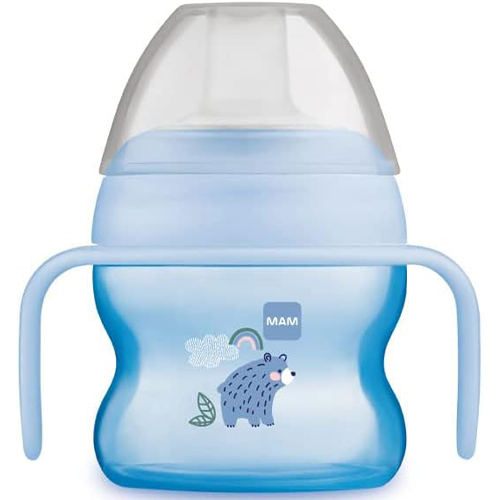 Mam Starter Cup Con Extra Soft Spout Azzurro