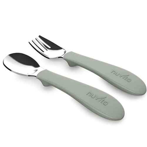 Nuvita Set Posate 12+mesi Verde