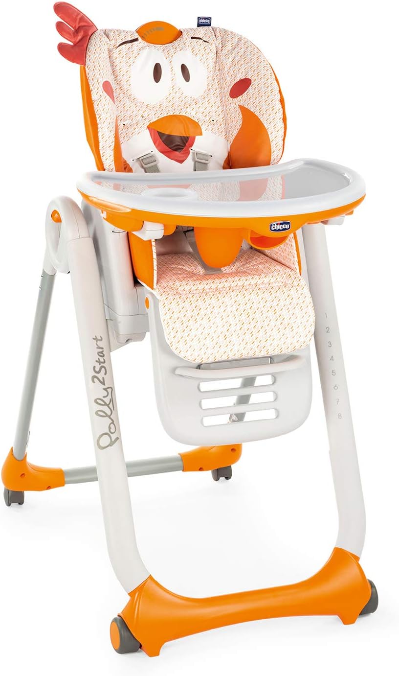 Chicco Seggiolone Polly2Start 4 ruote Fancy Chicken