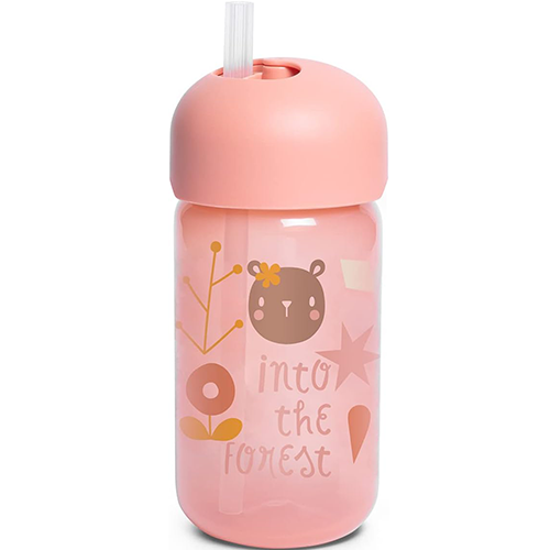 Suavinex Tazza con Cannuccia Forest +18m Rosa