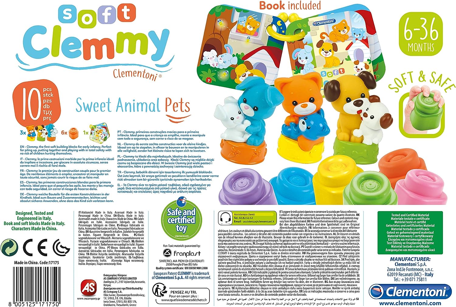 Clemmy Sweet Animal House Clementoni