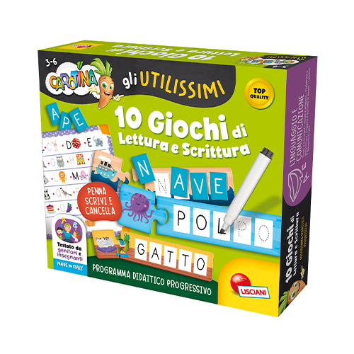 Carotina Gli Utilissimi 10 Giochi Di Lettura E Scrittura