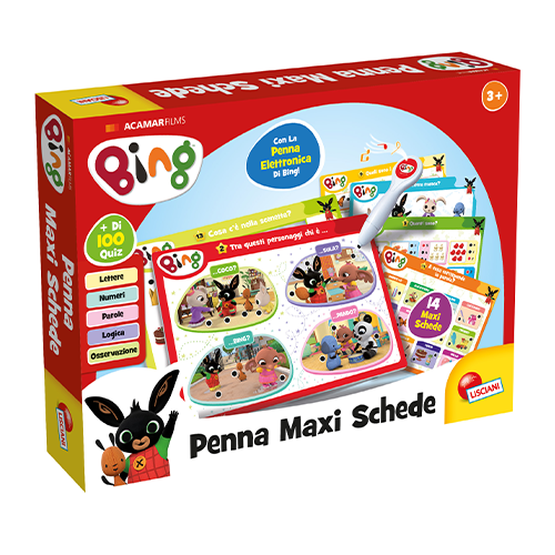 Lisciani Bing Penna Maxi Schede