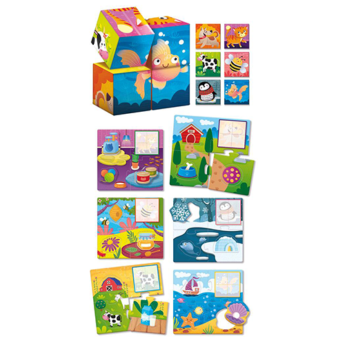 Montessori Legno Cubes And Logic