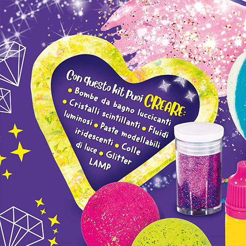 Lisciani I'm a Genius Laboratorio della Scienza dei Glitter