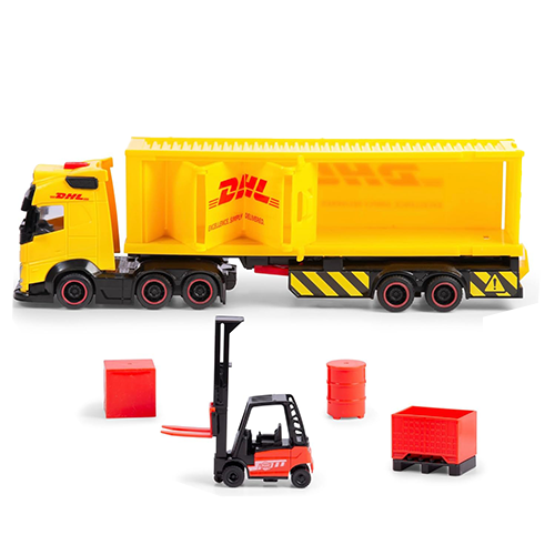 Dickie Toys Camion DHL 35cm luci e suoni