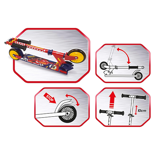 Smoby Monopattino 2 Ruote Disney Cars