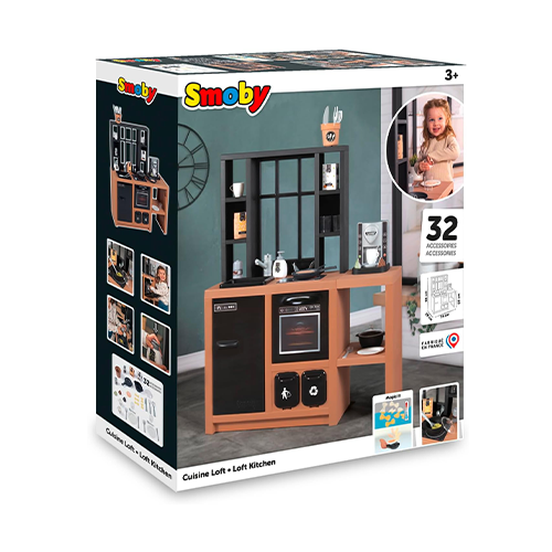 Smoby Cucina Loft con 32 accessori