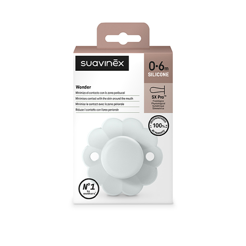 Suavinex Wonderland Succhietto in Silicone sxpro 0-6m Azzurro