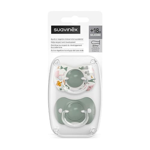 Suavinex Walk in The Park Succhietto in Silicone +18m Verde