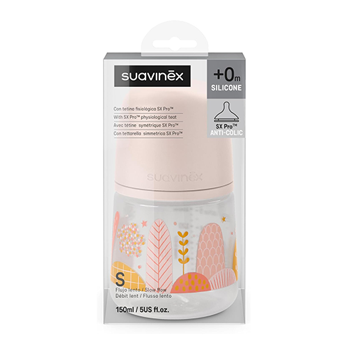 Suavinex Dreams Biberon da 150 ml Rosa