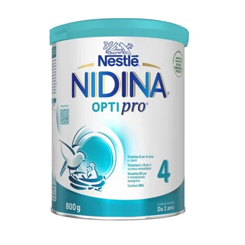 Nestlè Nidina OPTIpro 4 Latte in Polvere 800g