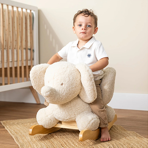 Nattou Dondolo Elefante Teddy Ecru