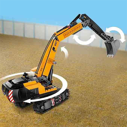 LEGO City Escavatore da Cantiere Giallo