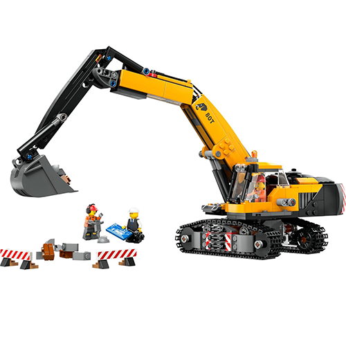 LEGO City Escavatore da Cantiere Giallo