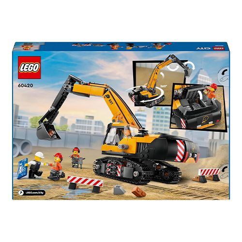 LEGO City Escavatore da Cantiere Giallo