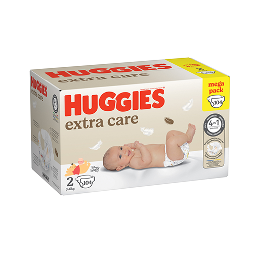 Huggies Extra Care Mega Pack TG. 2 104pz